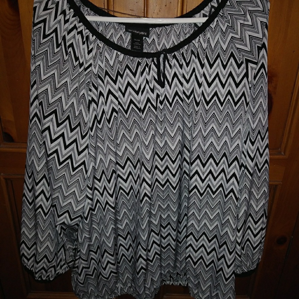 Lane Bryant chevron top